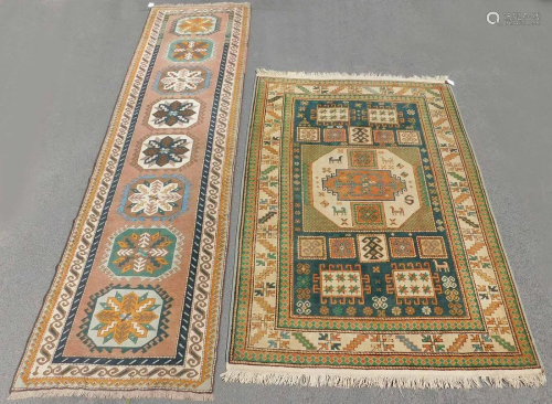 2 Kars - Kazak carpets. Knotted by hand.…
