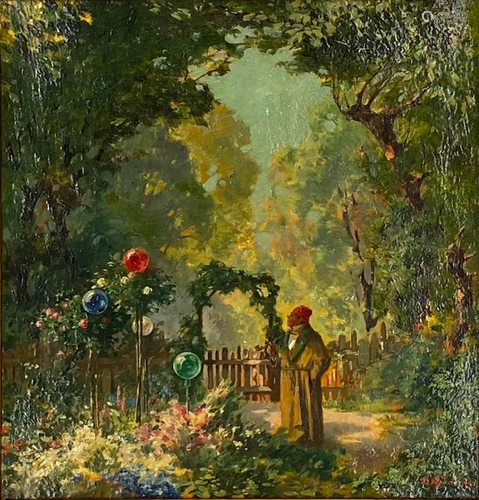 Gustav EYER (1887 - 1946). Garden delights. 1…