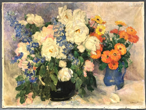 Valeria TELKESSY (1870 - 1950). Flowers.