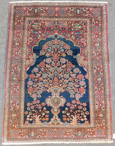 Mashad Persian carpet. Iran. Antique, aro…