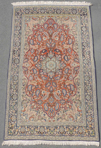 Ghum Persian rug. Iran. Fine weave with silk.