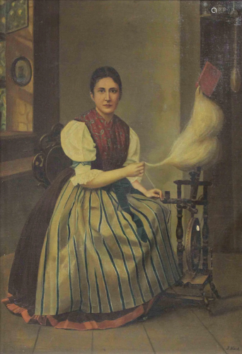 Joseph KOCH (1819 - 1872). Spinner.