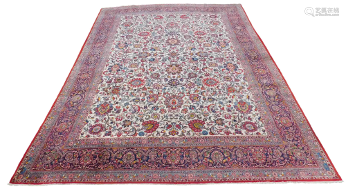Keschan Persian carpet. Iran. Very fine we…