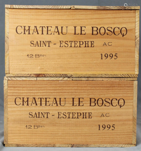 1995 Chateau Le Boscq, Saint-Estephe, France.