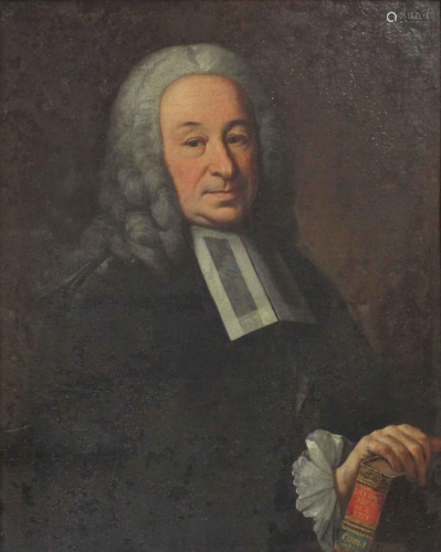 UNSIGNED (XVIII / XIX). Portrait of a lawyer.