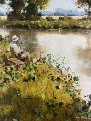 John HASKINS (1938 -). Angler.