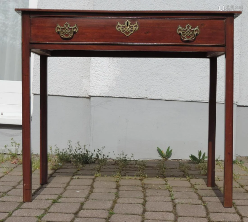 Side table. End table with a drawer.