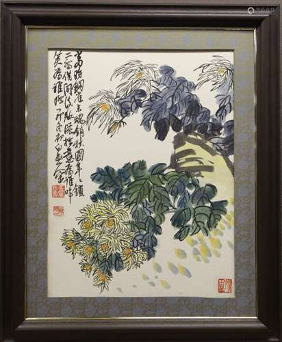 王一亭 菊花圖