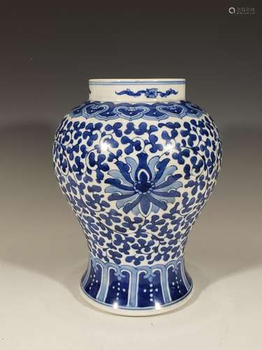 Chinese Blue and White Porcelain Jar