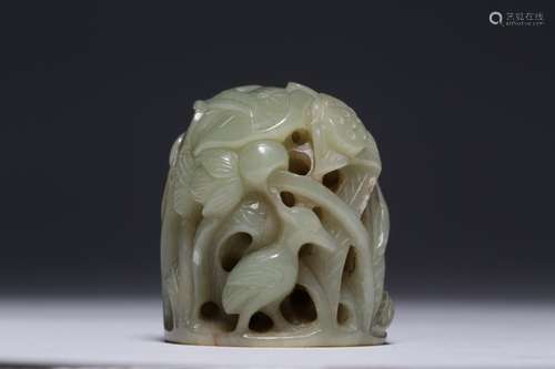 Chinese Hetian Jade Finial