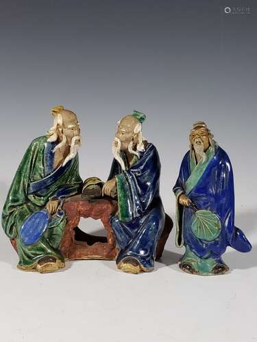 Two Chinese SHIWANTAO Figurines Group