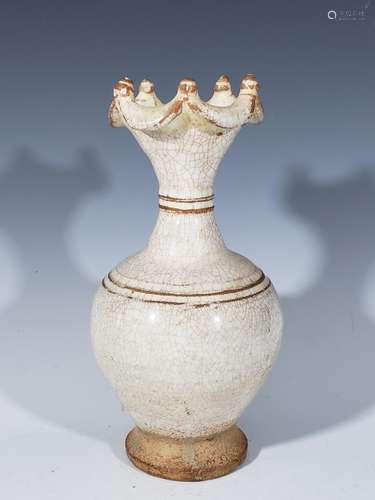 Chinese White Glazed Porcelain Vase