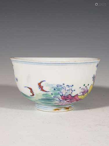 Chinese Famille Rose Porcelain Bowl,Mark