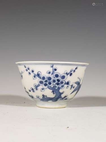 Chinese Blue and White Porcelain Bowl,Mark