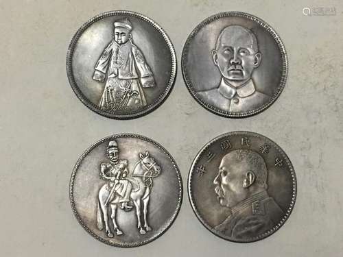 Four Chinese Coins