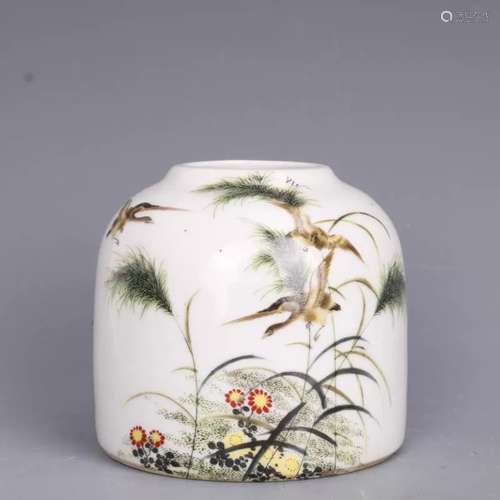 Chinese Famille Rose Porcelain Washer,Mark