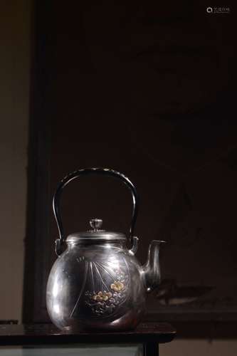 Japanese Silver Teapot