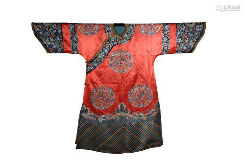 Chinese Qing Dynasty Butterfly Pattern Clothes