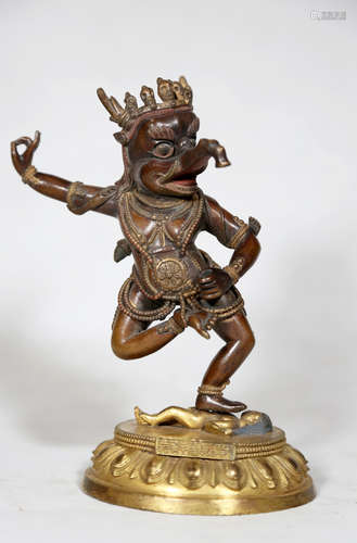 Chinese Bronze Statue