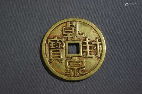 Chinese Pure Gold Coin