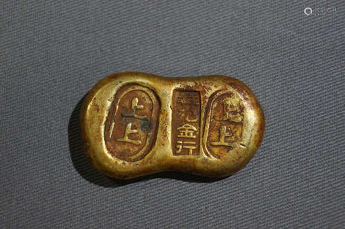 Chinese Gold Ingot