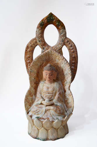 Chinese Porcelain Buddha Statue