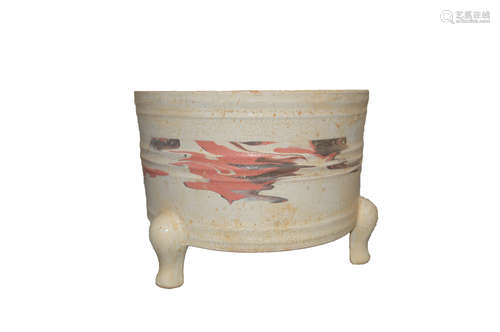 Chinese Porcelain Tripods Stove