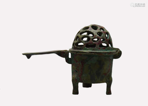 Chinese Bronze Hand Stove