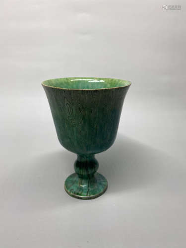 Chinese Porcelain Stem Cup