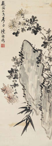 陈师曾（1876～1923）三友图 镜片 设色纸本