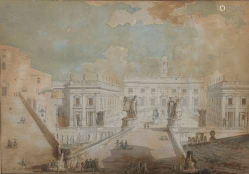 18th century FRENCH school Rome, the Rotondo Templ…