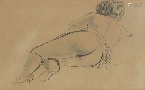 André DIGNIMONT (1891 1965) Naked woman lying on h…
