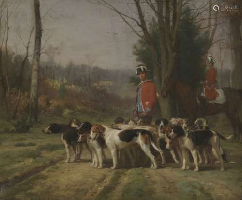 Albert de BALLEROY (1828 1873) The dog's valet and…