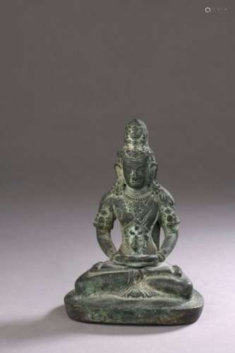 SOUTH INDIA 10th / 11th century Bronze statuette o…