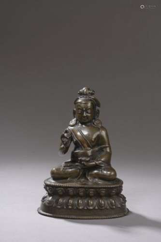 TIBET 15th / 16th century Statuette of Yogi Sangye…