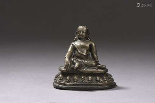 Central TIBET 16th century Small bronze ascetic st…