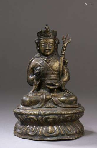 TIBET 16th / 17th century Brass and copper statuet…