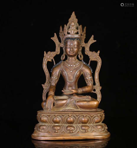 铜度母佛教造像