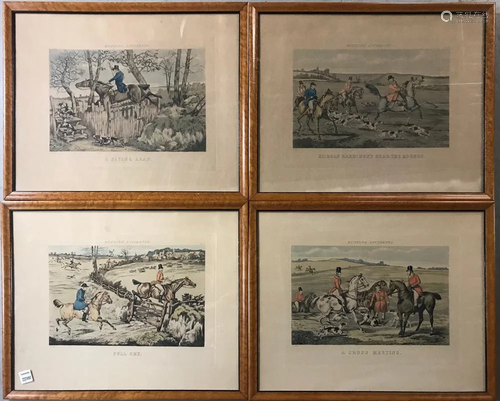 Four 19thC Prints, After H Alken