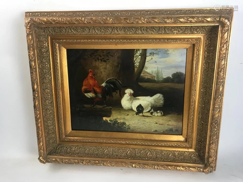 Hans Thomas Signed, Oil on Board