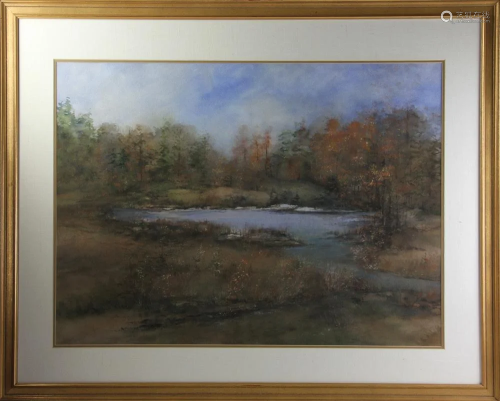 Elaine Sadofsky, Landscape with Pond