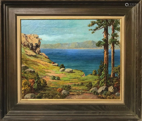 Alfred Mitchell SIgned, Oil on Canvas