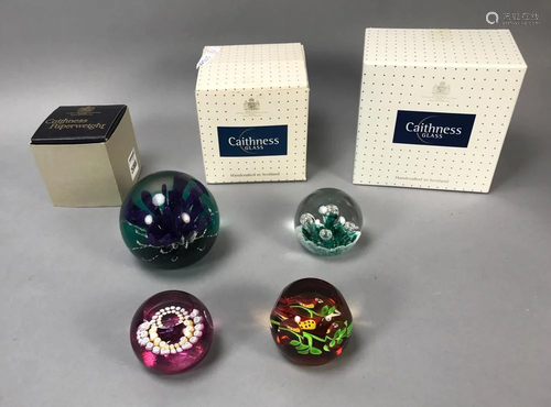 Caithness Signed Paperweights