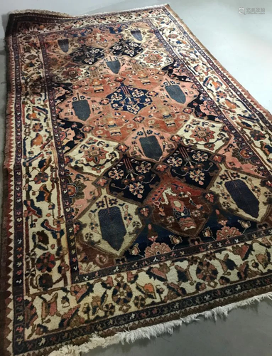 Semi Antique Persian Bakhtiari Rug