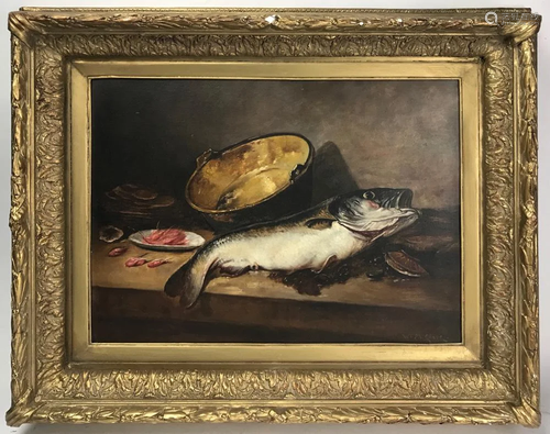 Attributed to Chase, Still Life, Oil on Canvas