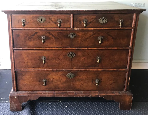 Early 18thC English William and Mary Chest