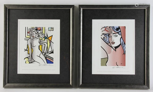 Roy Lichtenstein, Signed Prints of Nudes