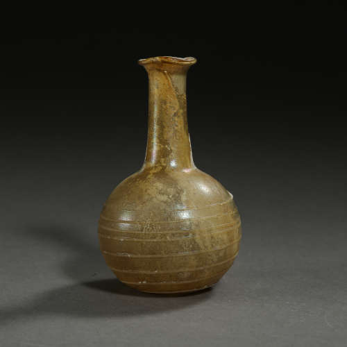 CHINESE ANCIENT GLAZED RELICS VASE 中國古代琉璃舍利瓶