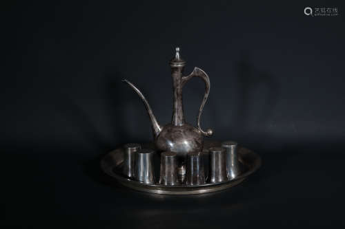 A Set of Silver Tablewares 19th Century