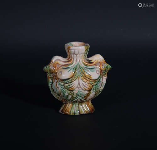 A Sancai Glazed Pottery Ewer Tang Dynasty